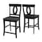 International Concepts Cosmo Counter Height Stool, 24" Seat Height, Coal S75-1702 - alternate 1
